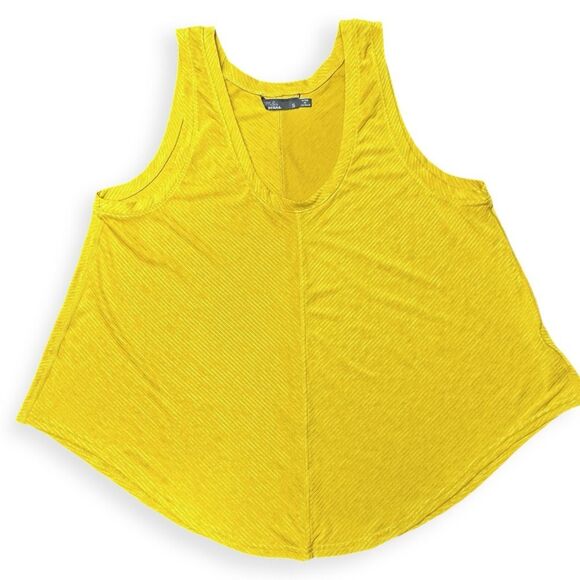 PRANA Women’s Yellow Sleeveless Eldora Reversible Tank Top Size Small - Picture 3 of 8